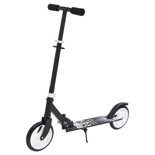 vidaXL 2-Wheel Children Scooter with Adjustable Handlebar Black