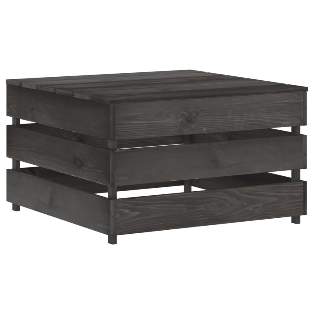 vidaXL Garden Pallet Table Impregnated Pinewood