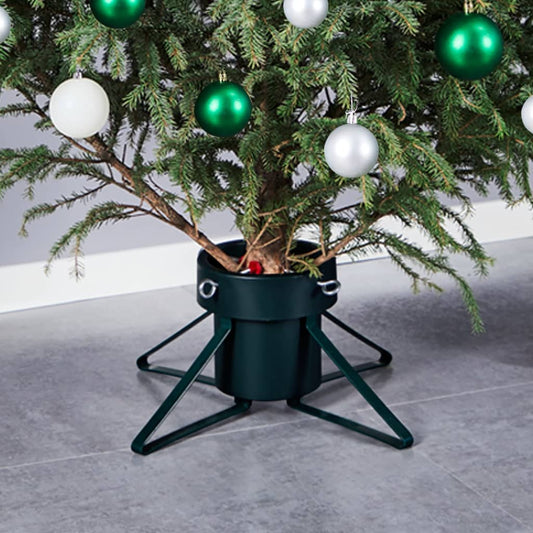 vidaXL Christmas Tree Stand Black 46x46x19 cm