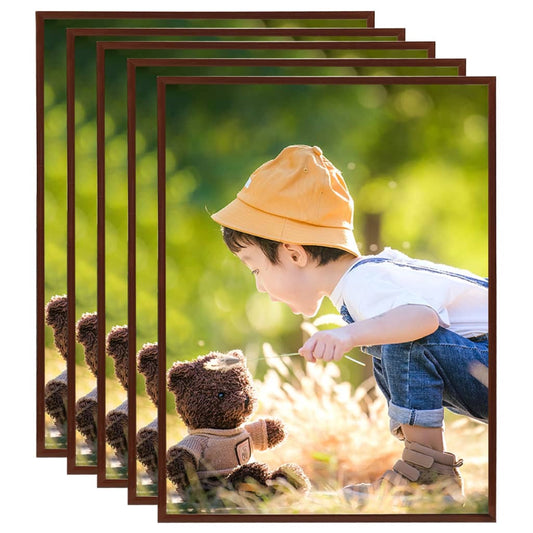 vidaXL Photo Frames Collage 5 pcs for Wall or Table Bronze 50x60cm MDF