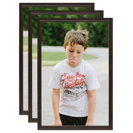vidaXL Photo Frames Collage 3pcs for Table Black 21x29.7cm MDF