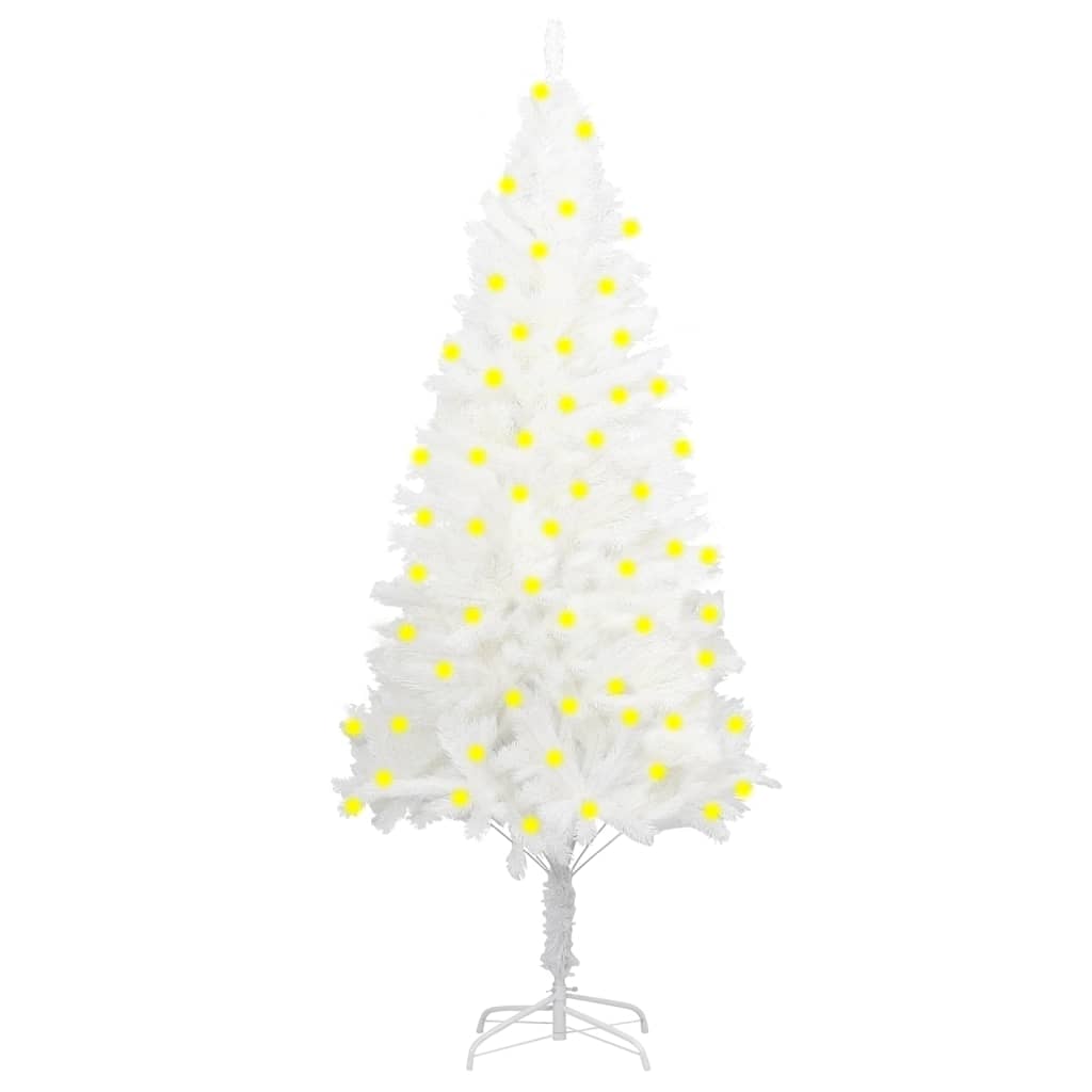 vidaXL Artificial Pre-lit Christmas Tree White 150 cm