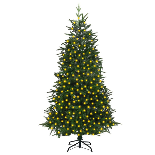 vidaXL Artificial Pre-lit Christmas Tree Green 240 cm PVC&PE
