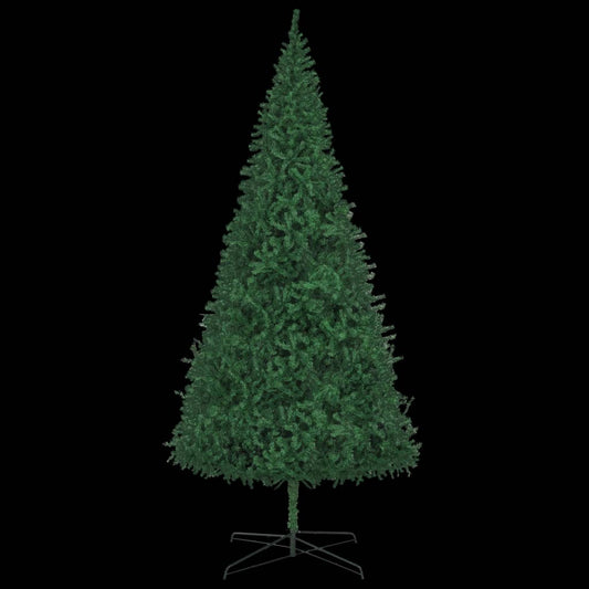 vidaXL Artificial Pre-lit Christmas Tree with Ball Set LEDs 400 cm Green