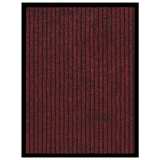 vidaXL Doormat  Striped Red 40x60 cm