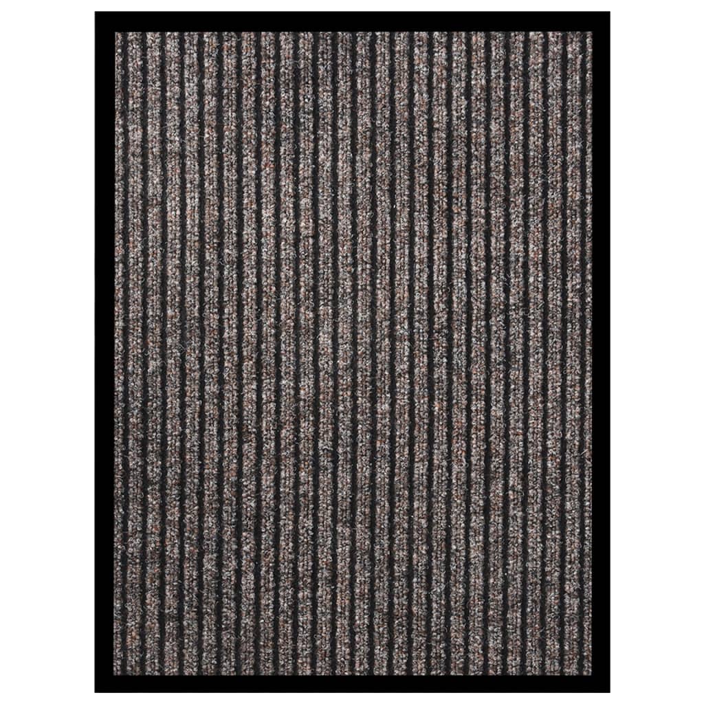 vidaXL Doormat  Striped Beige 40x60 cm