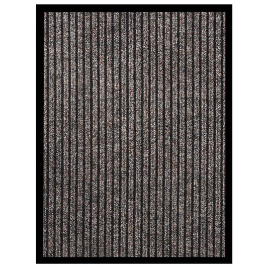 vidaXL Doormat  Striped Beige 40x60 cm