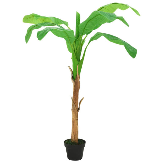 vidaXL Artificial Banana Tree with Pot 180 cm  Green