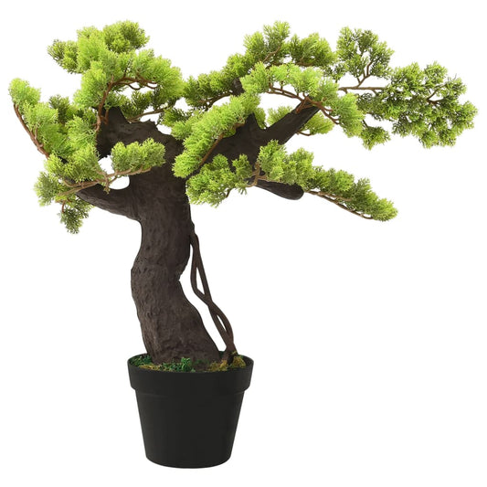 vidaXL Artificial Cypress Bonsai with Pot 70 cm Green