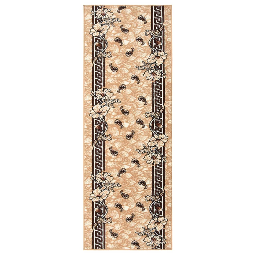 vidaXL Runner Rug BCF Beige 80x200 cm