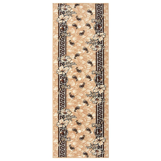 vidaXL Runner Rug BCF Beige 80x200 cm