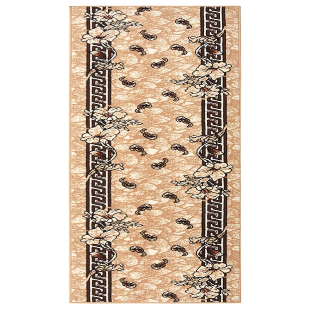 vidaXL Runner Rug BCF Beige 100x150 cm