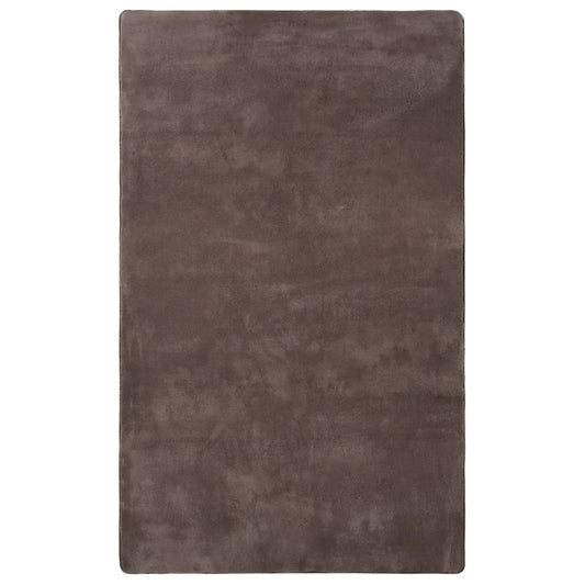 vidaXL Teddy Rug Taupe 270x180 cm