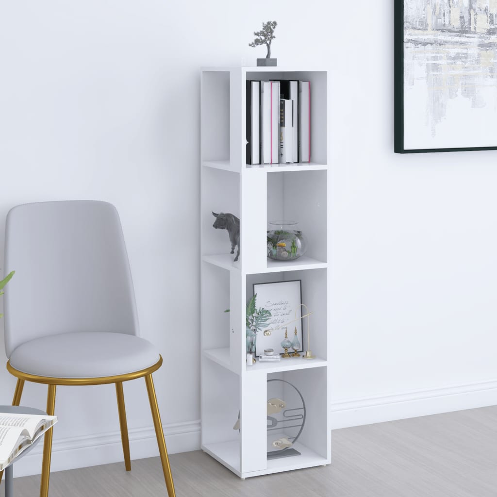 vidaXL Corner Cabinet White 33x33x132 cm Engineered Wood