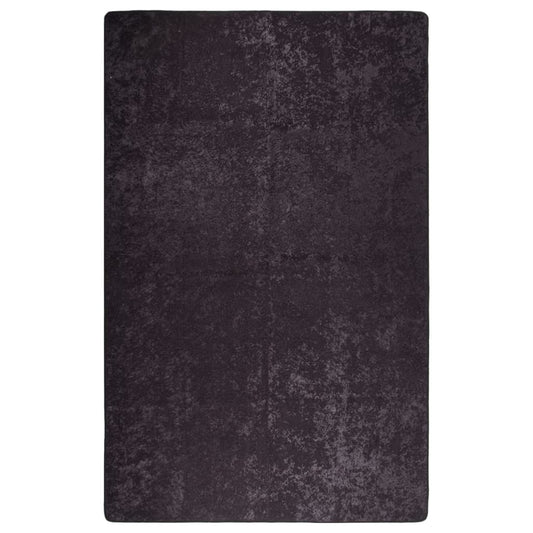 vidaXL Rug Washable 160x230 cm Anthracite Anti Slip