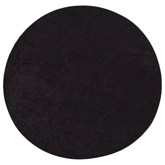 vidaXL Rug Washable “Ê120 cm Anthracite Anti Slip