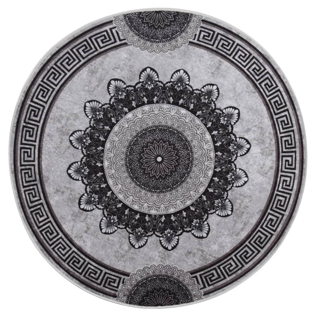 vidaXL Rug Washable “Ê120 cm Multicolour Anti Slip