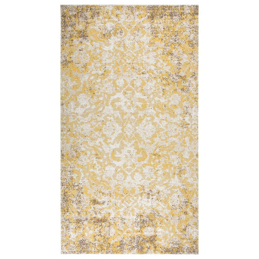 vidaXL Outdoor Rug Flatweave 115x170 cm Yellow