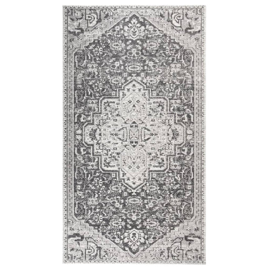 vidaXL Outdoor Rug Flatweave 115x170 cm Light Grey