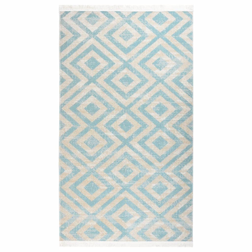 vidaXL Outdoor Rug Flatweave 115x170 cm Green and Beige
