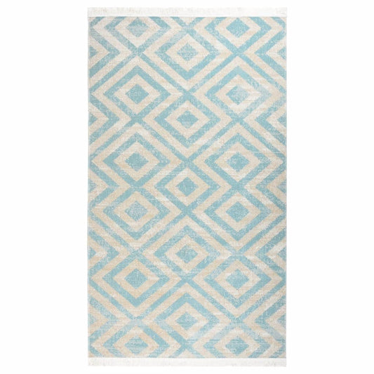 vidaXL Outdoor Rug Flatweave 115x170 cm Green and Beige