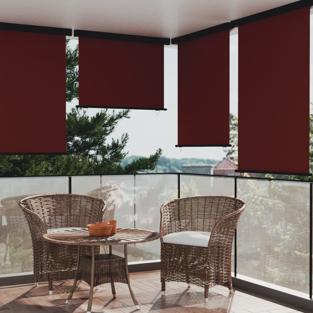 vidaXL Balcony Side Awning 122x250 cm Brown