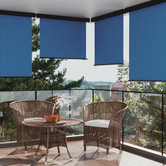 vidaXL Balcony Side Awning 145x250 cm Blue