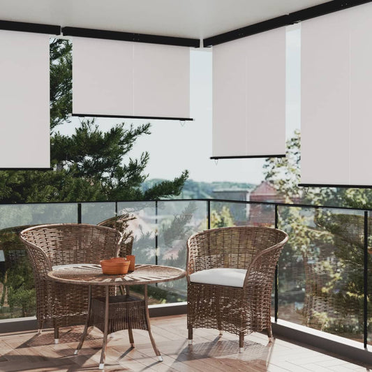 vidaXL Balcony Side Awning 175x250 cm Cream