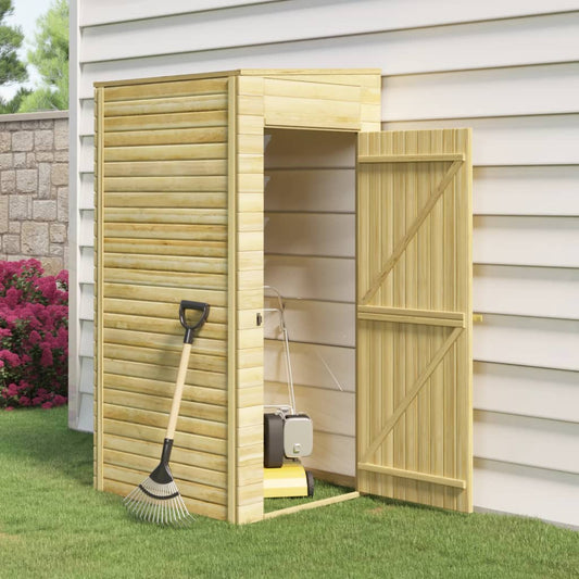 vidaXL Garden Storage Shed 100x110x218 cm Impregnated Pinewood