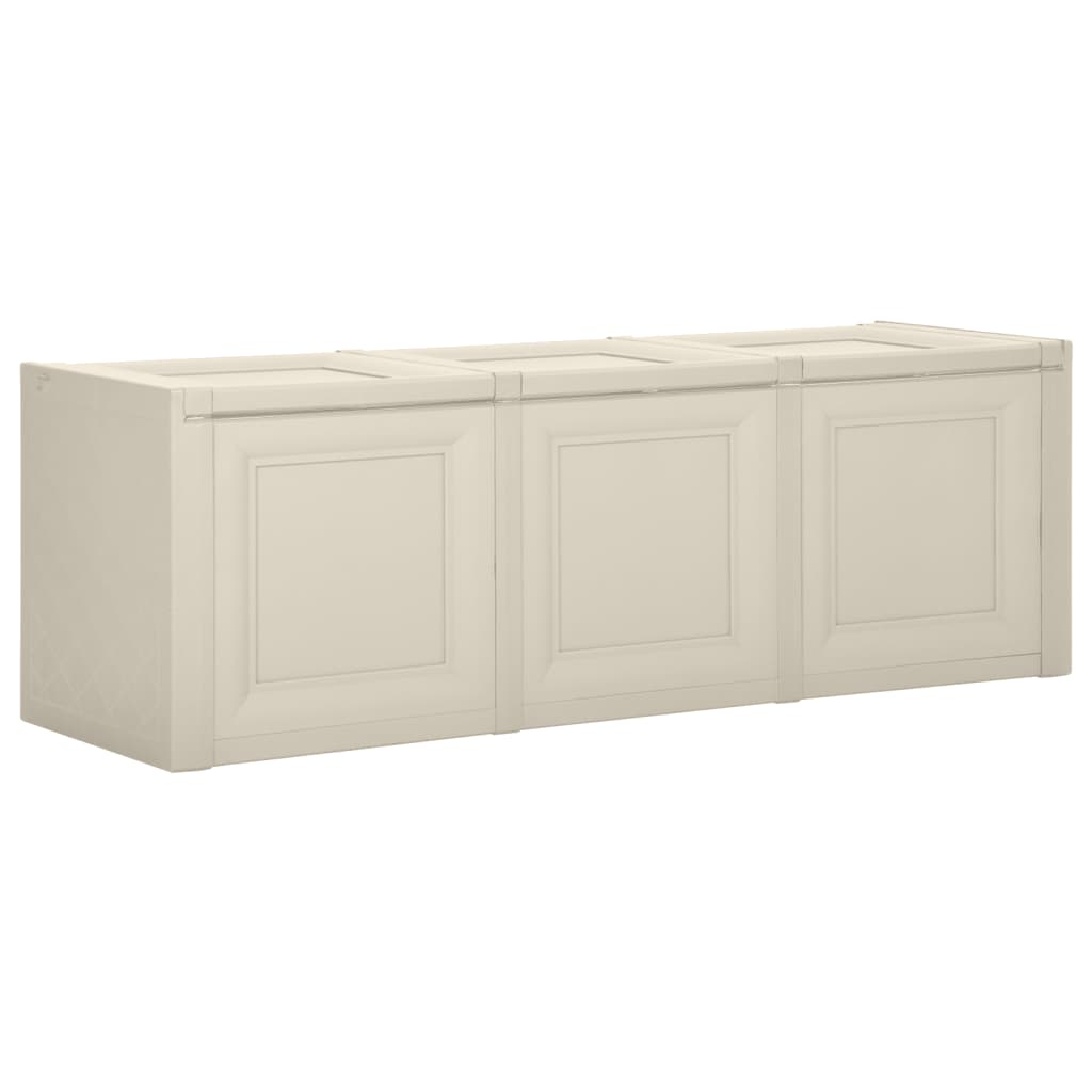 vidaXL Cushion Box Vanilla Ice 125x40x42 cm 130 L