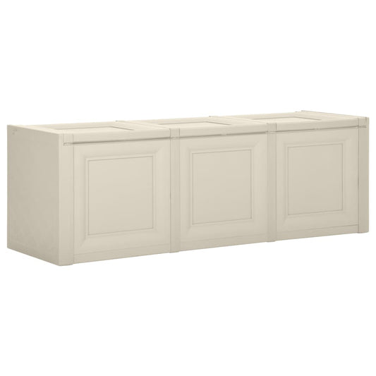 vidaXL Cushion Box Vanilla Ice 125x40x42 cm 130 L