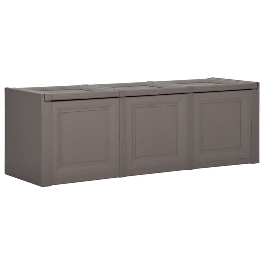 vidaXL Cushion Box Grey 125x40x42 cm