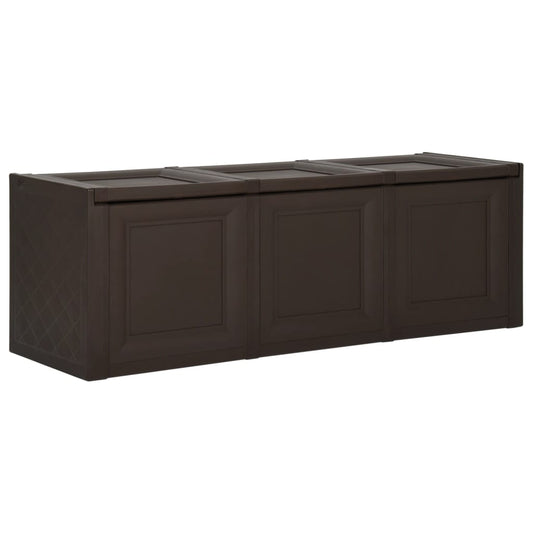 vidaXL Cushion Box Brown 125x40x42 cm