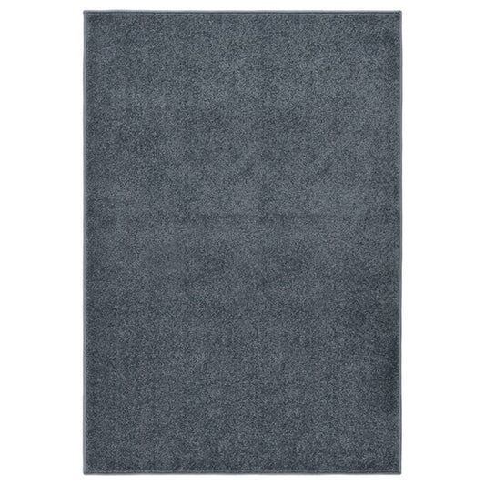 vidaXL Rug Short Pile 160x230 cm Anthracite