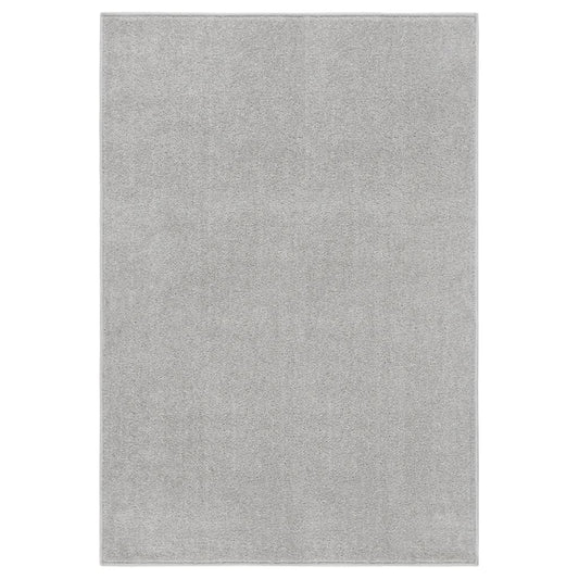 vidaXL Rug Short Pile 160x230 cm Light Grey
