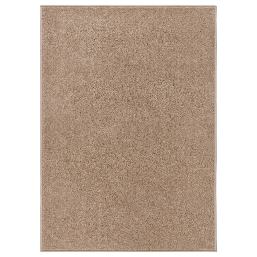vidaXL Rug Short Pile 140x200 cm Brown