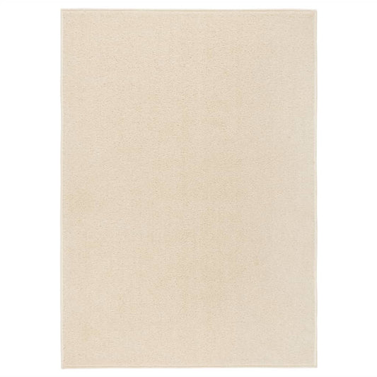 vidaXL Rug Short Pile 240x340 cm Cream