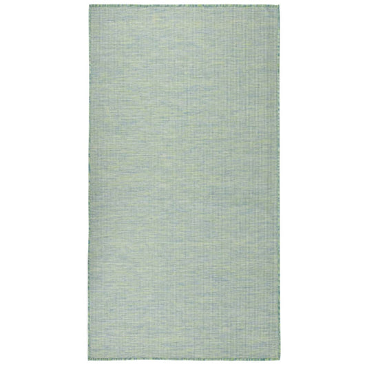 vidaXL Outdoor Flatweave Rug 80x150 cm Turquoise