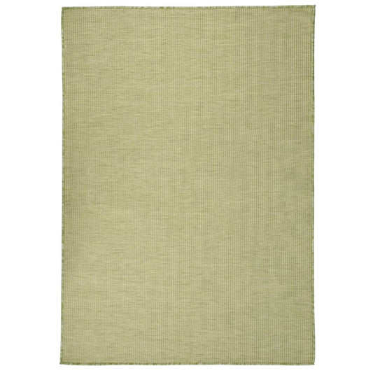 vidaXL Outdoor Flatweave Rug 200x280 cm Green