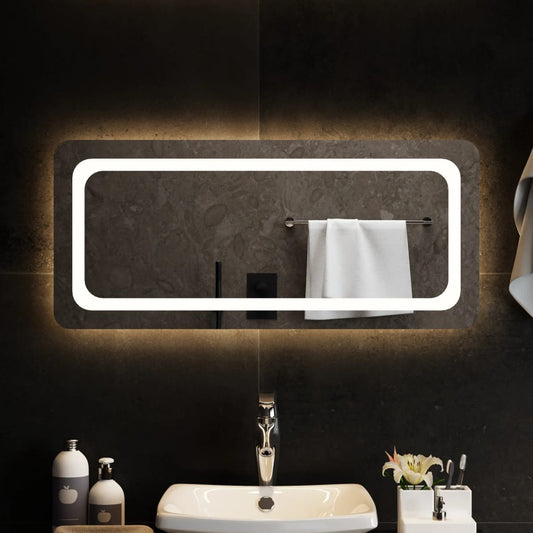 vidaXL LED Bathroom Mirror 90x40 cm