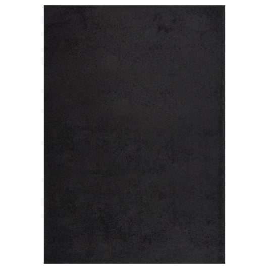vidaXL Shaggy Rug High Pile Black 140x200 cm