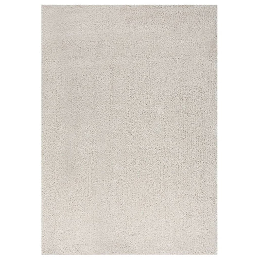 vidaXL Shaggy Rug High Pile Cream 120x170 cm