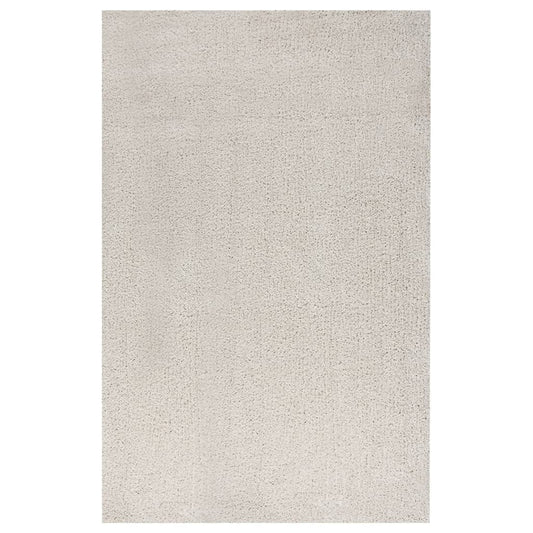 vidaXL Shaggy Rug High Pile Cream 200x290 cm