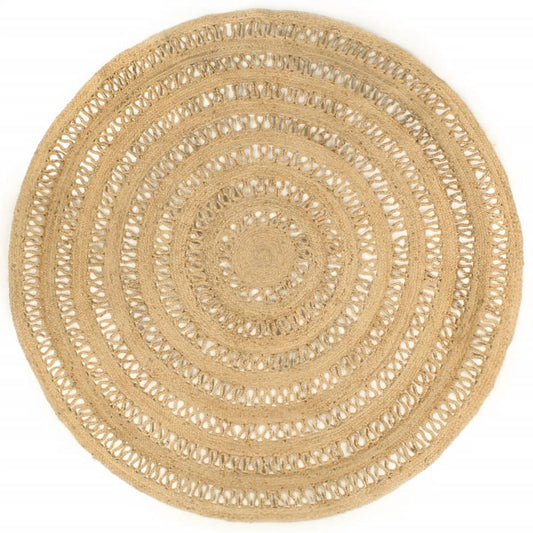 vidaXL Handmade Rug Braided Jute 210 cm