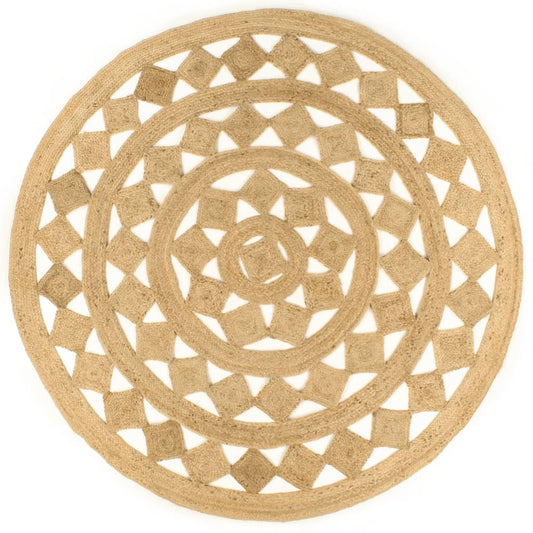 vidaXL Handmade Rug Braided Jute 240 cm