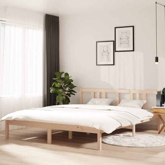 vidaXL Bed Frame Solid Wood 160x200 cm