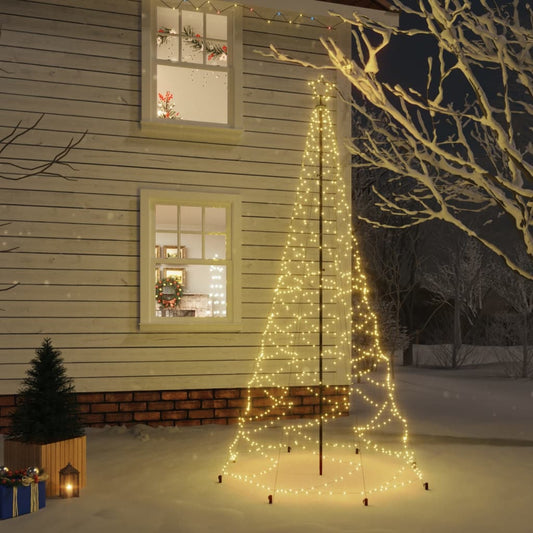 vidaXL Christmas Tree with Spike Warm White 500 LEDs 300 cm