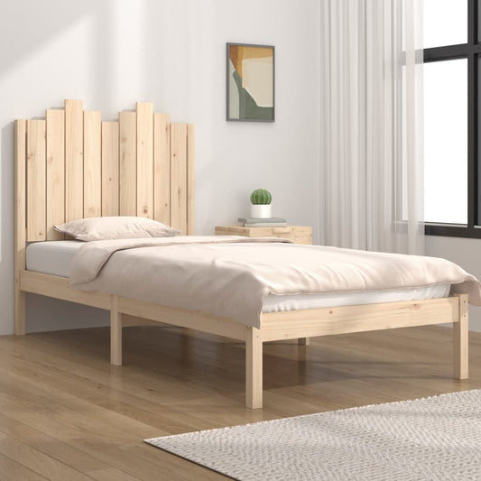 vidaXL Bed Frame Solid Wood Pine 90x190 cm Single