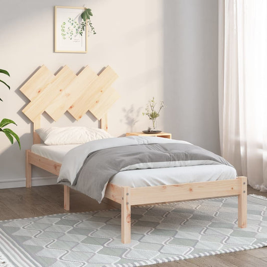 vidaXL Bed Frame 90x200 cm Solid Wood