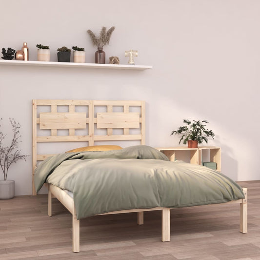 vidaXL Bed Frame Solid Wood 120x190 cm Small Double